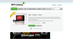Desktop Screenshot of mp3-stahuj.stahuj-online.sk