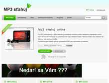 Tablet Screenshot of mp3-stahuj.stahuj-online.sk